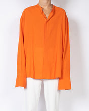 Load image into Gallery viewer, SS17 Oversized Orange Mandarin Collar Shirt 1of1 Sample