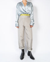Load image into Gallery viewer, SS20 Commodore Grey Cummerbund Trousers Sample