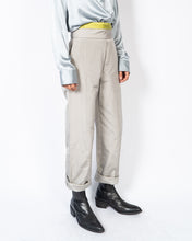 Load image into Gallery viewer, SS20 Commodore Grey Cummerbund Trousers Sample