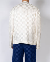 Load image into Gallery viewer, SS20 Sapeur White Checked Silk Jacket Sample