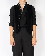 Load image into Gallery viewer, SS14 Black Classic Velvet Waistcoat