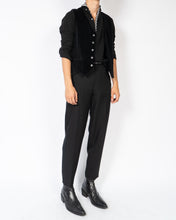 Load image into Gallery viewer, SS14 Black Classic Velvet Waistcoat