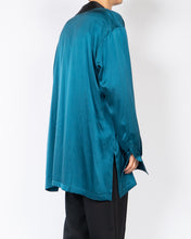 Load image into Gallery viewer, SS11 Oversized Blue Silk Kimono