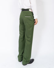 Load image into Gallery viewer, SS20 Dark Green Cummerbund Trousers