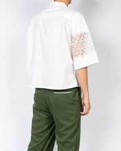 Load image into Gallery viewer, SS19 White Lasercut Short-Sleeve Shirt