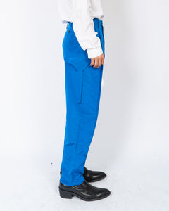 SS20 Royal Blue Commodore Pleated Trousers