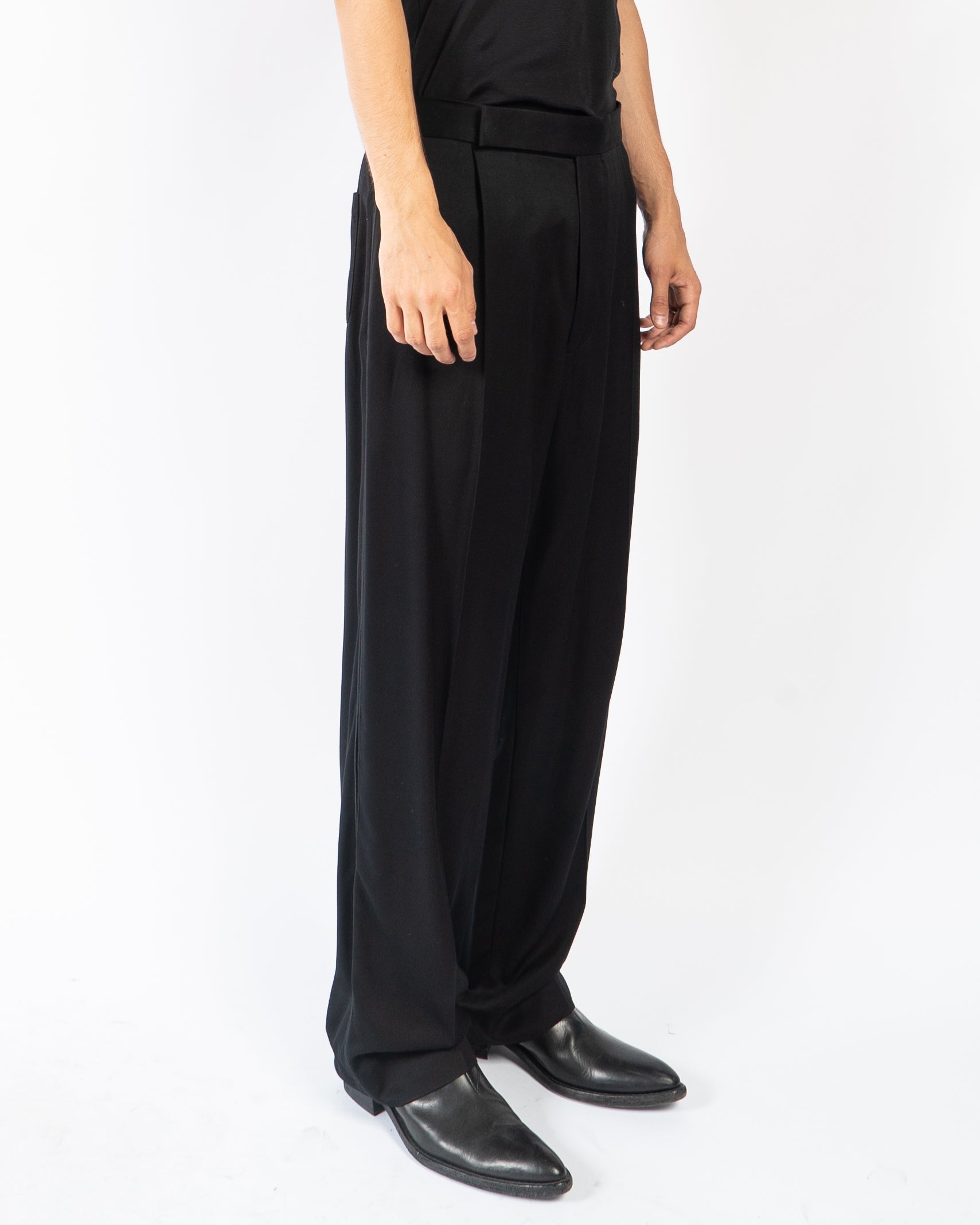 SS19 Elastic Waist Embroidered Trousers