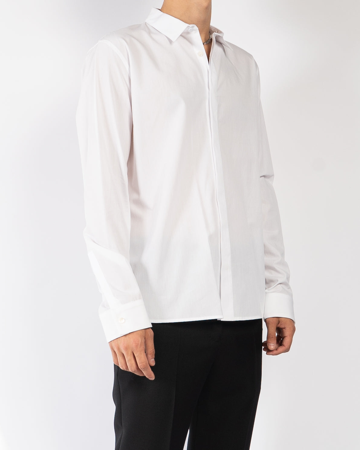 SS19 Classic White Byron Cotton Shirt
