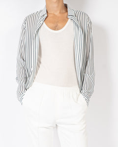 FW20 Joyceville Striped Silk Shirt
