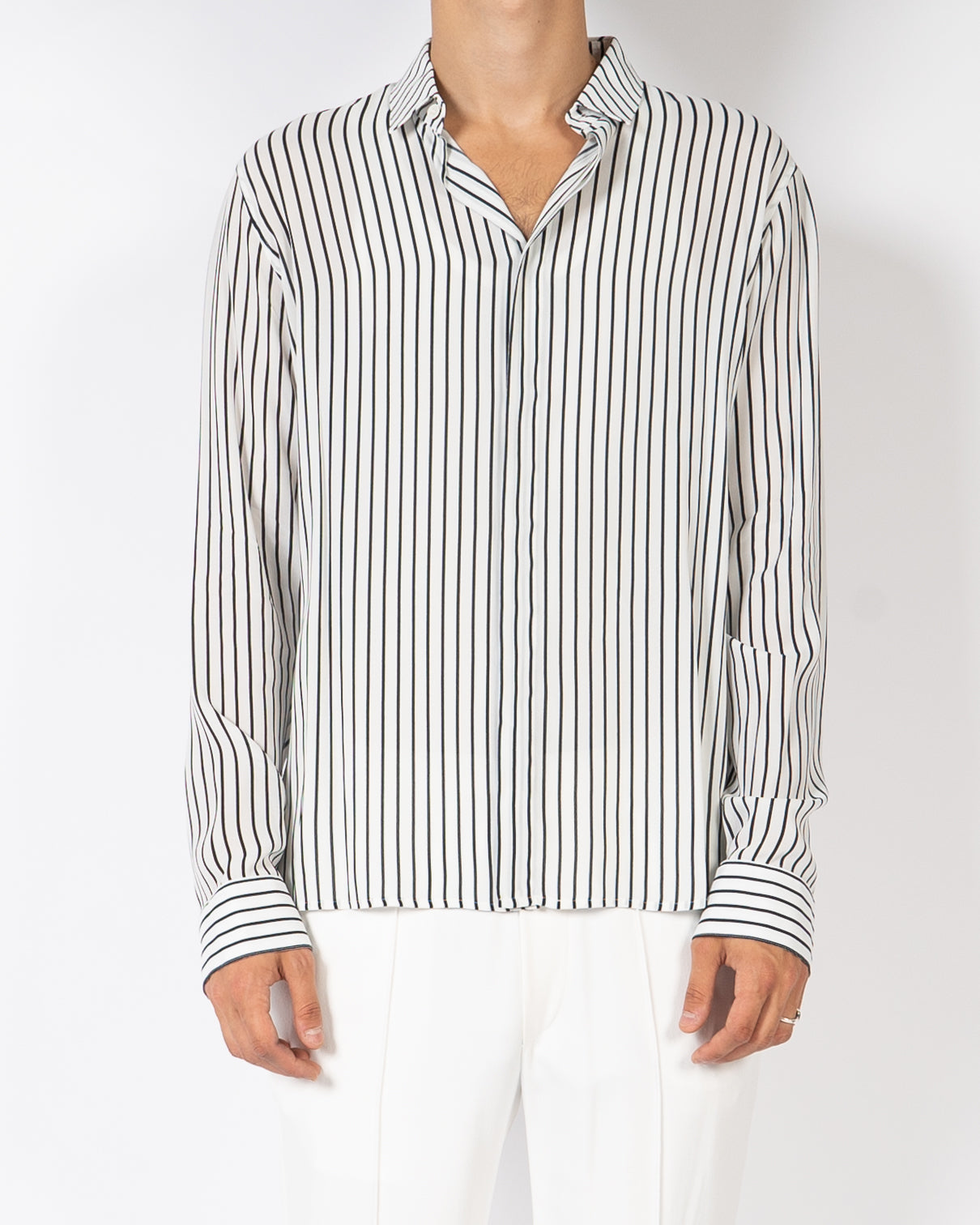 FW20 Joyceville Striped Silk Shirt