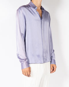FW20 Dali Purple Silk Shirt Sample