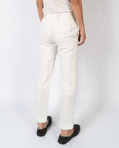SS20 Highlander Ivory Classic Trousers Sample