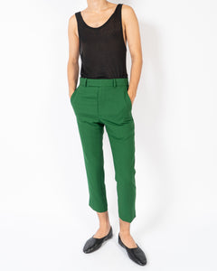 SS19 Cropped Bondi Green Trousers Sample