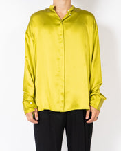 Load image into Gallery viewer, SS20 Yellow Oversized Silk Shirt Sample