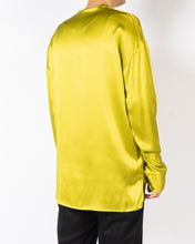Load image into Gallery viewer, SS20 Yellow Oversized Silk Shirt Sample