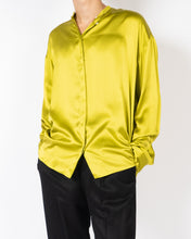 Load image into Gallery viewer, SS20 Yellow Oversized Silk Shirt Sample