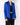 FW20 Royal Blue Drape Silk Shirt