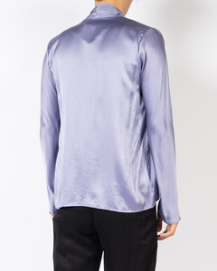 FW20 Lilac Dali Silk Drape Shirt