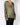 FW13 Khaki Washed Silk Mandarin Collar Shirt