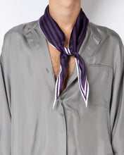 Load image into Gallery viewer, FW17 Bellegambe Purple Diamond Silk Scarf