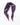 FW17 Bellegambe Purple Diamond Silk Scarf