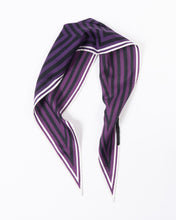 Load image into Gallery viewer, FW17 Bellegambe Purple Diamond Silk Scarf