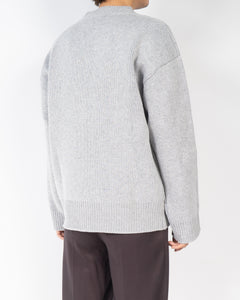 SS19 Oversized Grey Yale Sweater