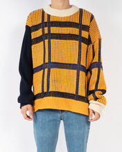 Load image into Gallery viewer, FW18 Orange Asymmetric Cable Knit