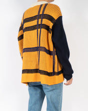 Load image into Gallery viewer, FW18 Orange Asymmetric Cable Knit