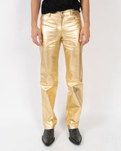 Load image into Gallery viewer, Golden Lamb Leather Trousers