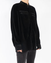 Load image into Gallery viewer, FW15 Oversized Black Velvet Shirt