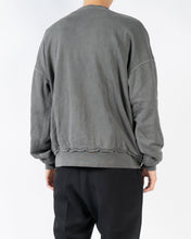 Load image into Gallery viewer, Distressed Double Layer Crewneck Washed Grey