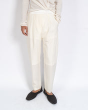 Load image into Gallery viewer, SS17 Yuri Cream Elastic Trousers Sample