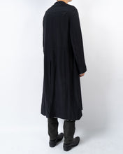 Load image into Gallery viewer, SS18 Anatase Black Silk Coat Sample