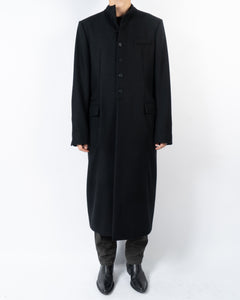 FW20 Black Officiers Coat Sample