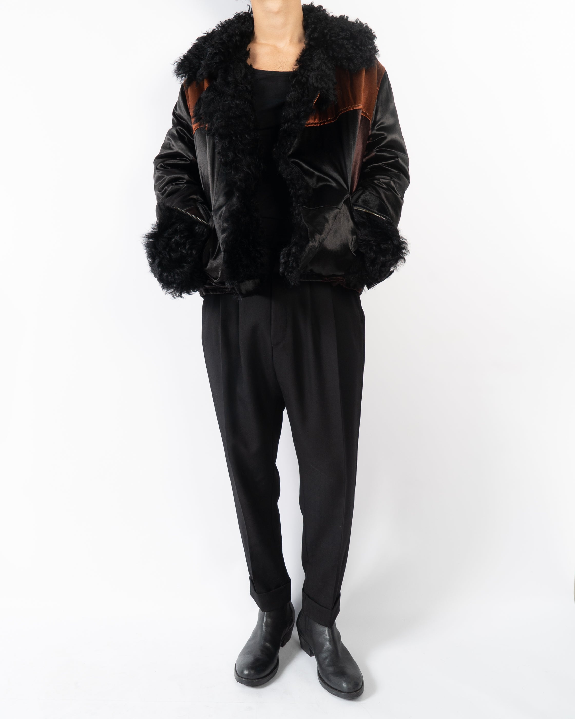FW18 Burnt Orange Fur Jacket