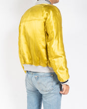 Load image into Gallery viewer, SS20 Yellow Silk Bomber Jacket