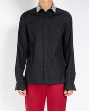 Load image into Gallery viewer, FW20 Black Guantana Contrast Collar Shirt