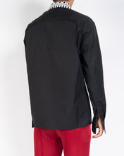 Load image into Gallery viewer, FW20 Black Guantana Contrast Collar Shirt