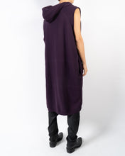 Load image into Gallery viewer, SS11 Purple Oversized Sleeveless Zip-Hoodie