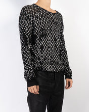 Load image into Gallery viewer, SS16 Printed Black Longsleeve Knit