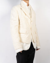 Load image into Gallery viewer, FW19 Double Layer Ivory Wool Blazer