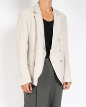 Load image into Gallery viewer, SS15 Cream-Sand Cotton Blazer Sample