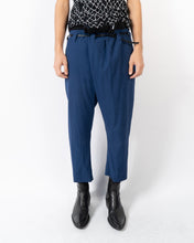 Load image into Gallery viewer, SS17 Asymmetrical Cigue Blue Trousers Sample