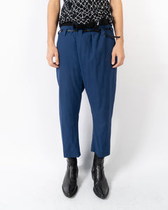 SS17 Asymmetrical Cigue Blue Trousers Sample