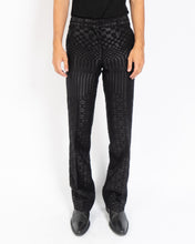 Load image into Gallery viewer, SS15 Black Wool Jacquard Trousers