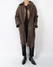 Load image into Gallery viewer, FW13 Brown Leather Coat Sample