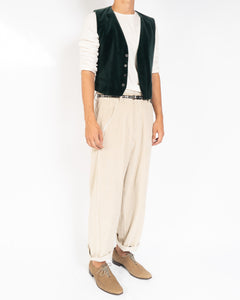 FW18 Nyssa Green Velvet Waistcoat