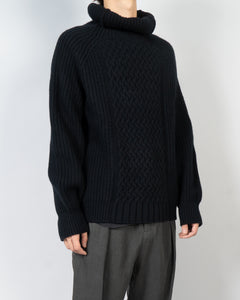 FW20 Chunky Cableknit Turtleneck Sample