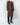 FW18 Orange/Black Jacquard Glitter Coat